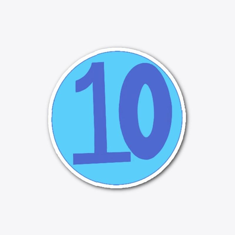 Badge Sticker - 10 Year Anniversary